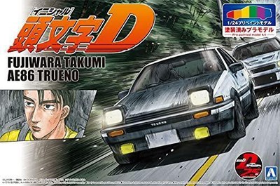 Aoshima 1/24 Bausatz Initial D Takumi Fujiwara Toyota AE86 Trueno...