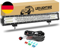 Rigidon 59Cm 324W Led Lichtbalken Mit Kabelbaum, LED Arbeitsscheinwerfer Bar Lic