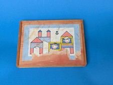 HOLZSPIELZEUG alter Holzspielkasten Vero Baukasten Holz 1960er Jahre Ostalgie