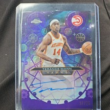 Terance Mann /75 Purple Chromographs Refractor 2025-26 Topps Chrome #CH-TMN 