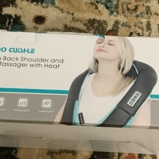 Mo Cuishle Shiatsu Back Shoulder Neck Massager Heated Black Blue