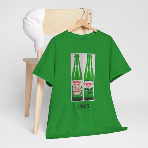Retro - Kickapoo Joy Juice Applied Color Label Green Bottle Unisex Cotton Tee - Picture 77 of 157