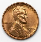 1955 P LINCOLN WHEAT US 🇺🇸 CENT BU NICE TONED