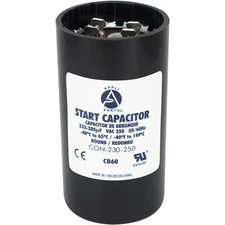 Motor Start Capacitor 233-280 Mfd uF 250 VAC for Electric Motor Applications