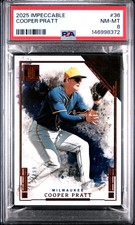2025 PANINI IMPECCABLE #36 COOPER PRATT 26/99 PSA 8