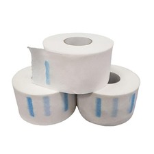 Disposable White Neck Strips Stretchy Adjustable Barber Salon Hair Cutting Roll