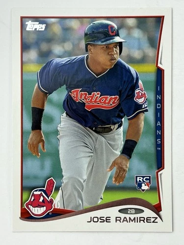Jose Ramirez 2014 Topps #424 Rookie RC Cleveland Indians Guardians