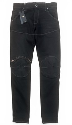 G-Star RAW 5620 3D Zip Knee Skinny Jeans W32 L32 Slander Black