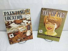 Lot of 2 Foster Instructional How to Paint Location and Felt Tip Pens Books