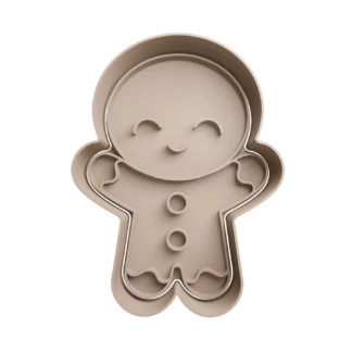 Gingerbread Man Christmas Cookie Cutter Fondant Biscuit Baking Tool