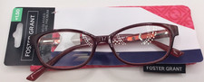 Foster Grant Evalina Wine Color-Read Reading Glasses, Crystal Vision  FREE SHIP