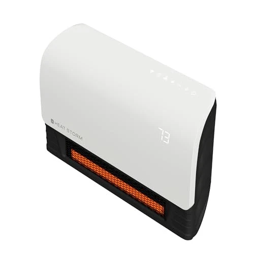 Calentador de pared infrarrojo WiFi 1500 vatios control táctil inteligente sistema de eficiencia energética Foto 4 de 4