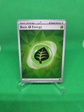 Basic Grass Energy HOLO Pokemon Prismatic Evolutions SVE 009 - NM