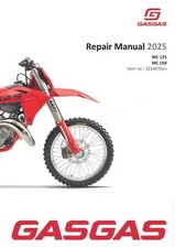 GasGas Gas Gas Service Workshop Shop Manual Repair Book 2025 MC 125