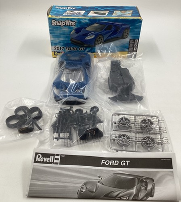 #ad Revell Snap Tote 2017 Ford GT Blue Model Kit 1:24 Scale Skill Level New Open Box $16.99