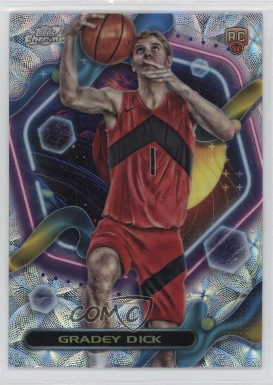 2023-24 Topps Cosmic Chrome Nucleus Refractor Gradey Dick #162 Rookie RC 09p1