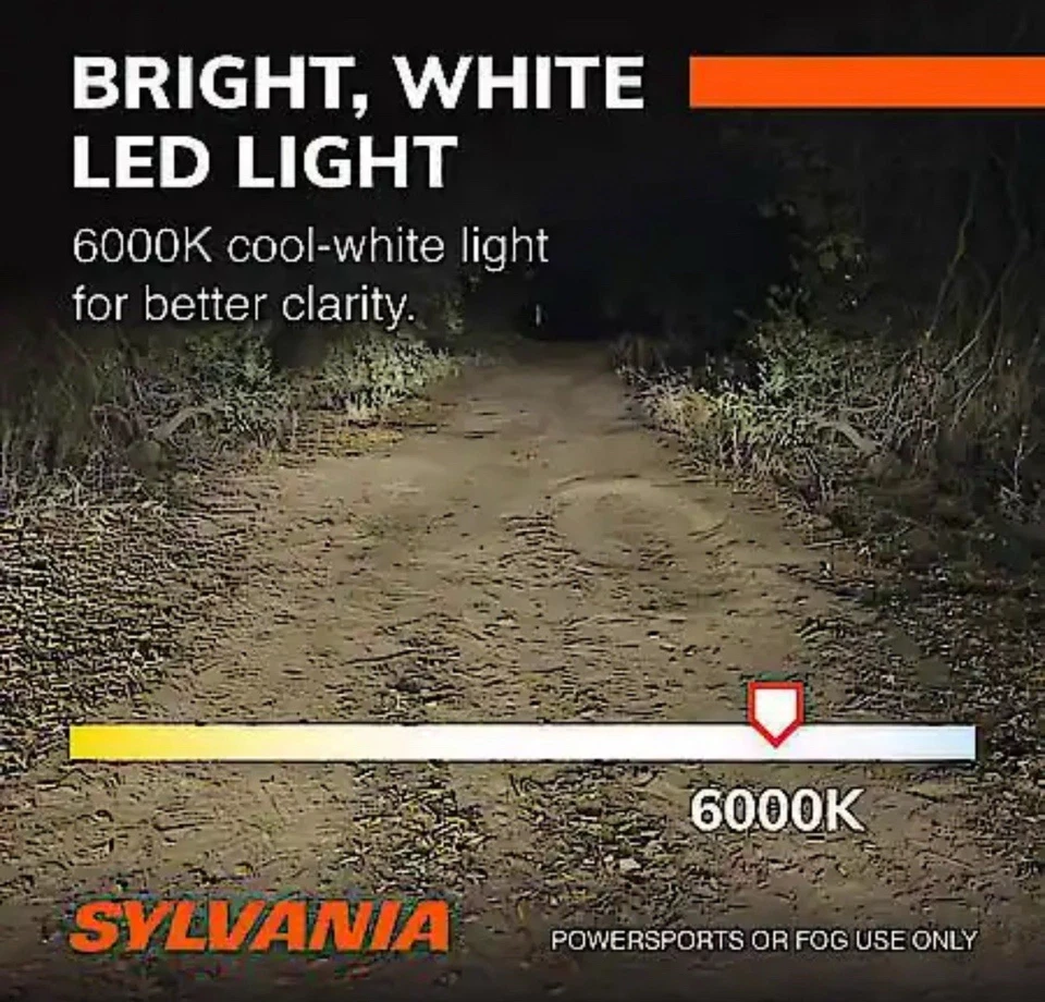 Sylvania LED Fog Light Bulbs 9145/9140 - 2 Bulbs Per Box NEW! - Image 2 of 3