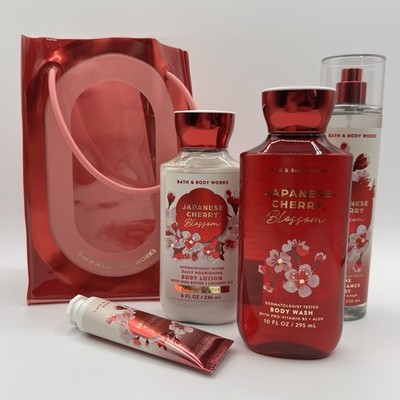 Bath & Body Works Japanese Cherry Blossom Gift Set Body Wash Mist