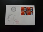 Salvation Army FDC Switzerland 1982 (block of 4)