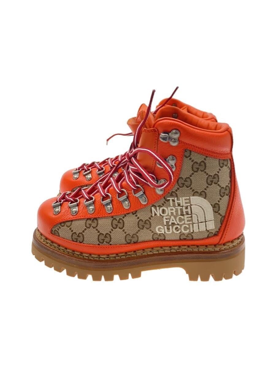 Womens GUCCI GUCCI Trekking boots 36 Orange Canvas 679927  display picture 2
