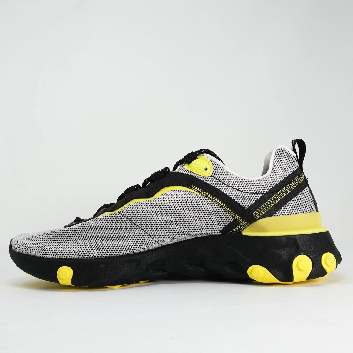 Nike React Element 55 Running Shoes Yellow Platinum Black CK1686