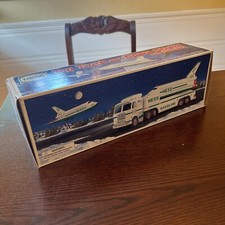 Hess 1999 Toy Truck and Space Shuttle with Satellite- Brand New in Box