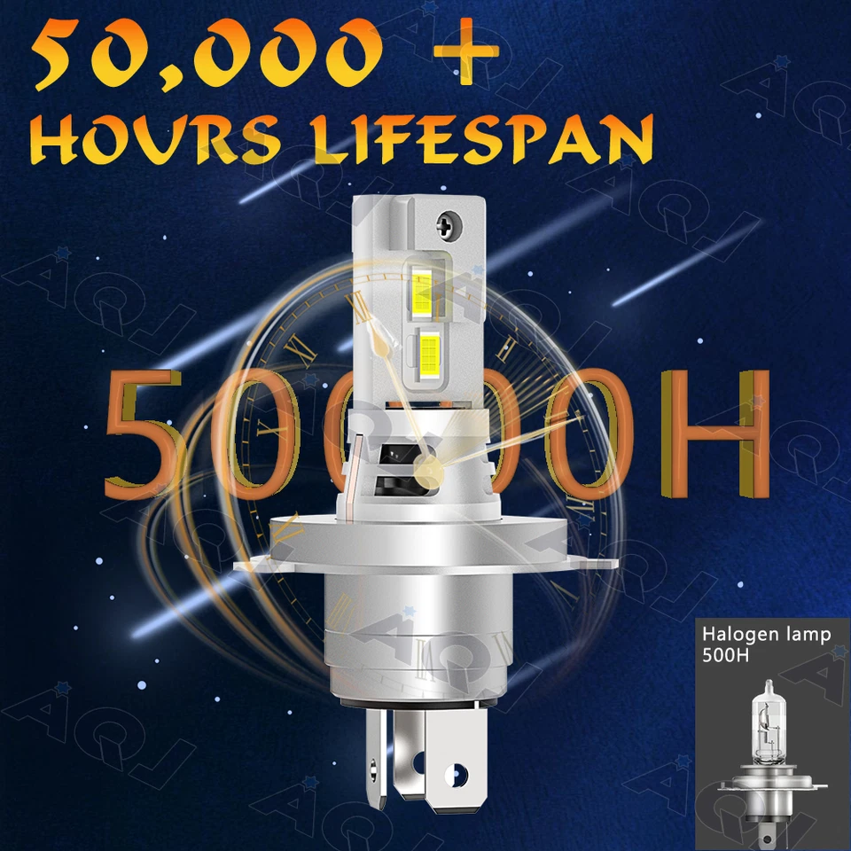 For Ford Fiesta Ikon 2011-2015 H4 9003+H11 LED Headlight Fog Light Hi Lo Beam - Image 2 of 4