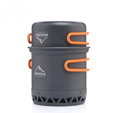 Cookware Outdoor Cooking Set Heat Cooker Travel Tableware Pot Kettle 