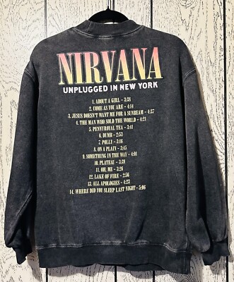 Vintage Nirvana 2020 Rare Unplugged In New York Double-Sided