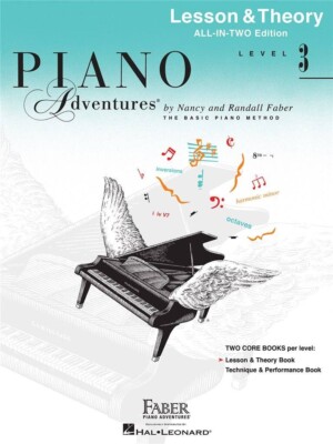 Piano Adventures All-in-Two Level 3 Lektion & Theoriebuch (HL00148144-UK)