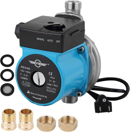 Pompa booster domestica automatica grado 110V NPT 3/4'' 120W pressa boost di circolazione - Foto 9 di 12