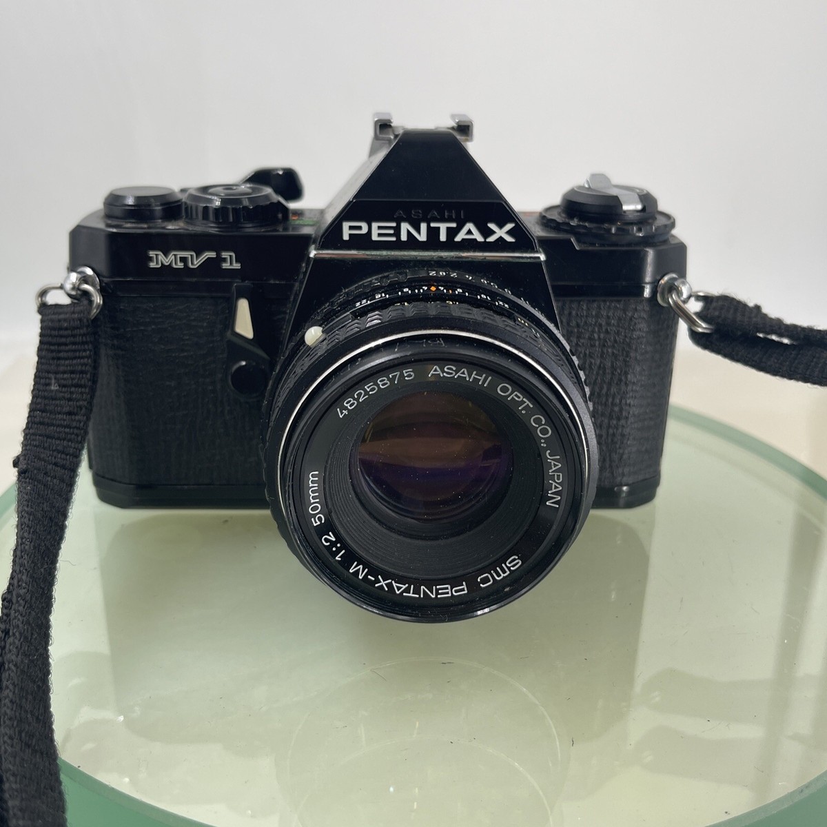 Pentax MV 1 35mm SLR Camera, with 50mm f/2 Prime Lens, Strap