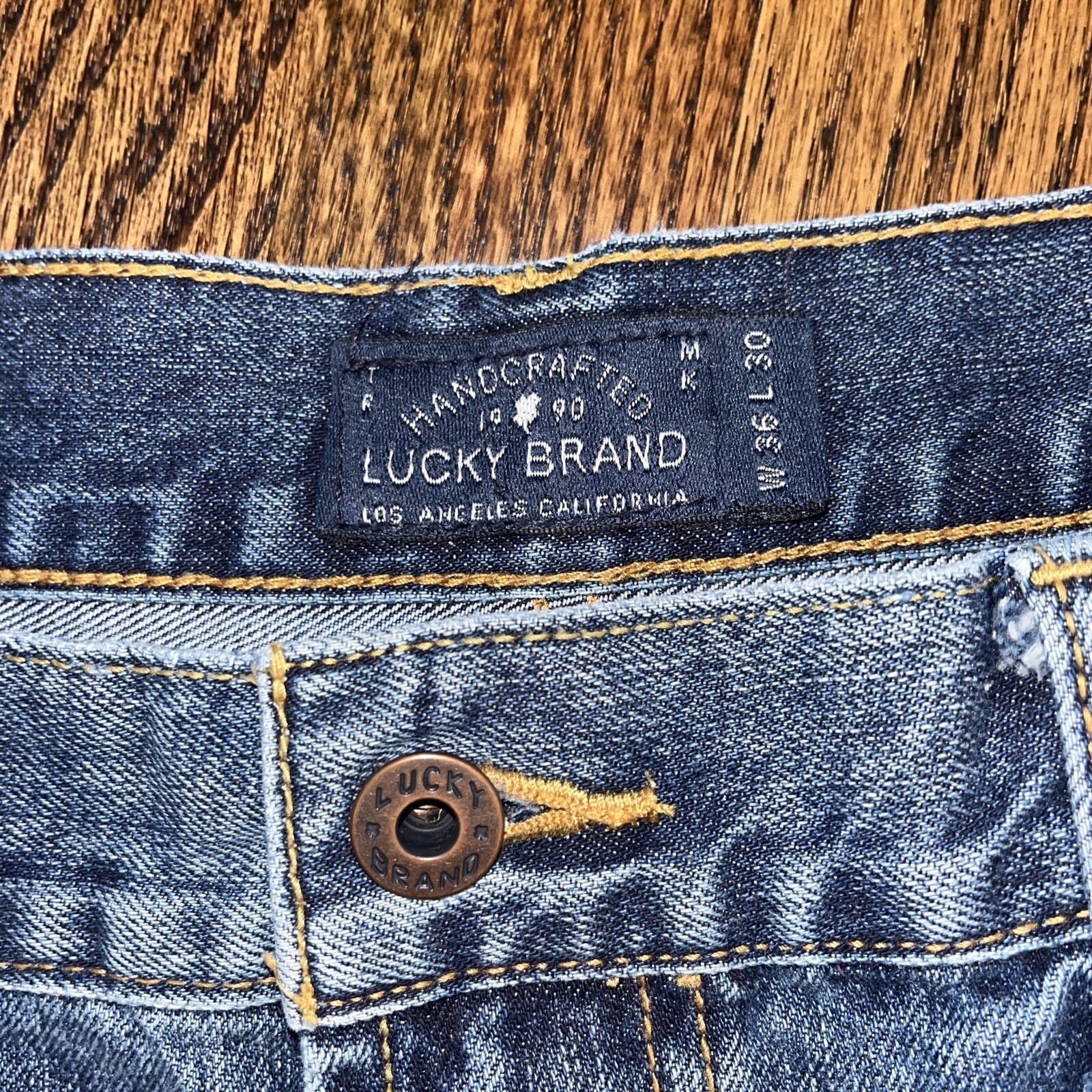 Lucky Brand Jeans 181 Relaxed Straight Denim Men's Size 36 X 28 - View 6