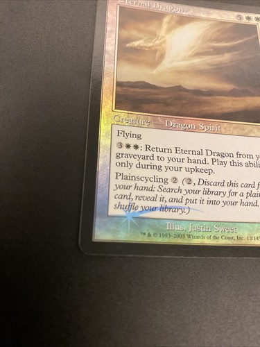 FOIL Eternal Dragon #12/143 MTG Scourge Rare NM English - Picture 7 of 9