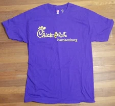Chick-Fil-A Employee / Staff T-Shirt - Harrisionburg Virginia Size Medium Hanes