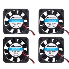 4pcs 3d Printer Fan 12v 40mm 12 Volt Fan 0.08a Dc Mini Quiet Cooling Fan 40x40x1