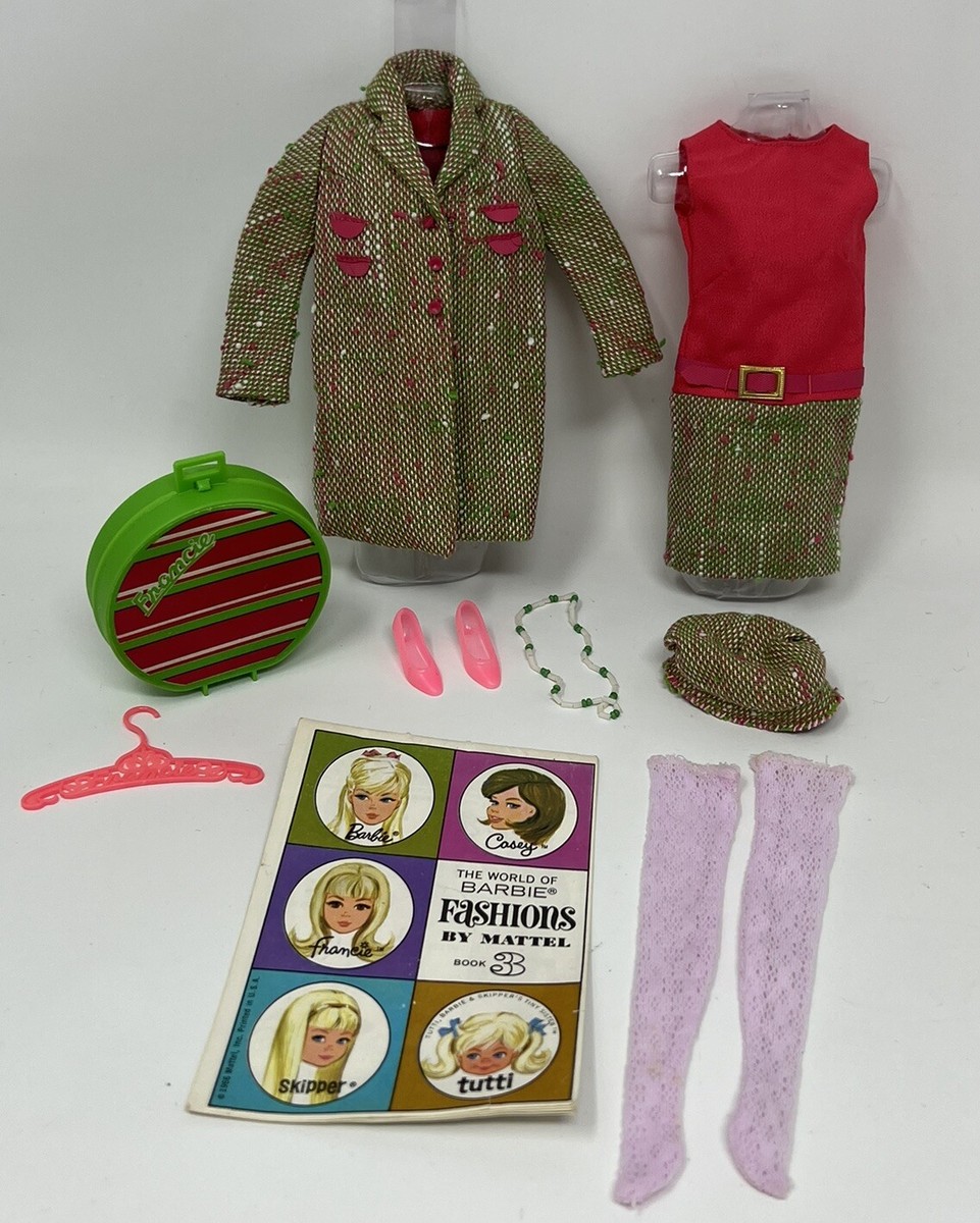 Vintage Francie Clothes Mod Doll Outfit #1286 Tweed-Somes
