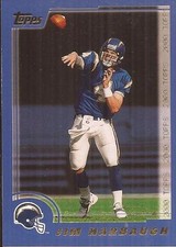 2000 Topps football card #226 Jim Harbaugh San Diego Chargers