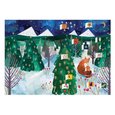 Junges erste Weihnacht Adventskalender Karte mit ca. 170 x 120 mm Roger la Borde