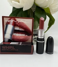 MAC Mini Matte Lipstick Whirl 626 Travel Size 0.06 oz/1.8g