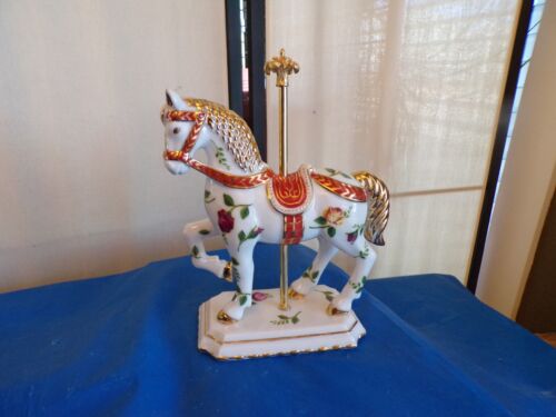 Royal Albert Old Country Roses Karussell Pferd Figur #28831-003 #1649/2000 - Bild 3 von 8