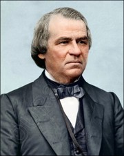 Andrew Johnson Photo 8X10 - US President COLORIZED FREE Shipping