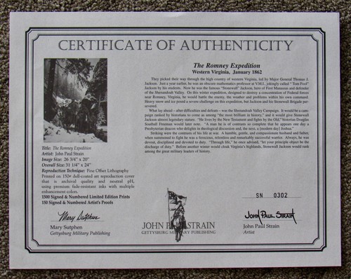 John Paul Strain - The Romney Expedition - Civil War Print - MINT - UNFRAMED - 第 6/6 張圖片