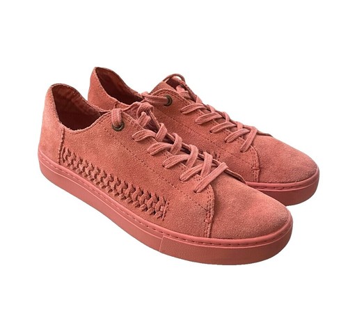 TOMS Toffee Bota Boots Faux Shearling Suede Lace-Up Size  display picture 1