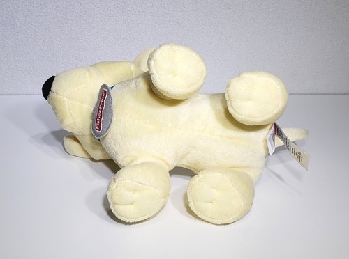 Vintage 2003 Fisher Price Puppy Yellow Golden Lab Dog Plush Stuffed Toy 10" Long - Picture 7 of 8
