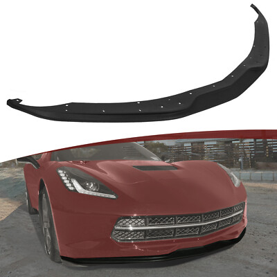 For 2014-2019 C7 Corvette Z06 GS Stingray Stage 1 Front Lip Spoiler Splitter