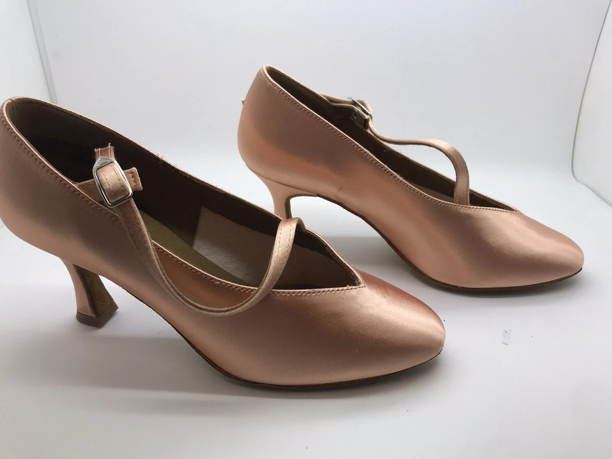 Chaussure de danse de salon pour femme Diamant couleur: tan