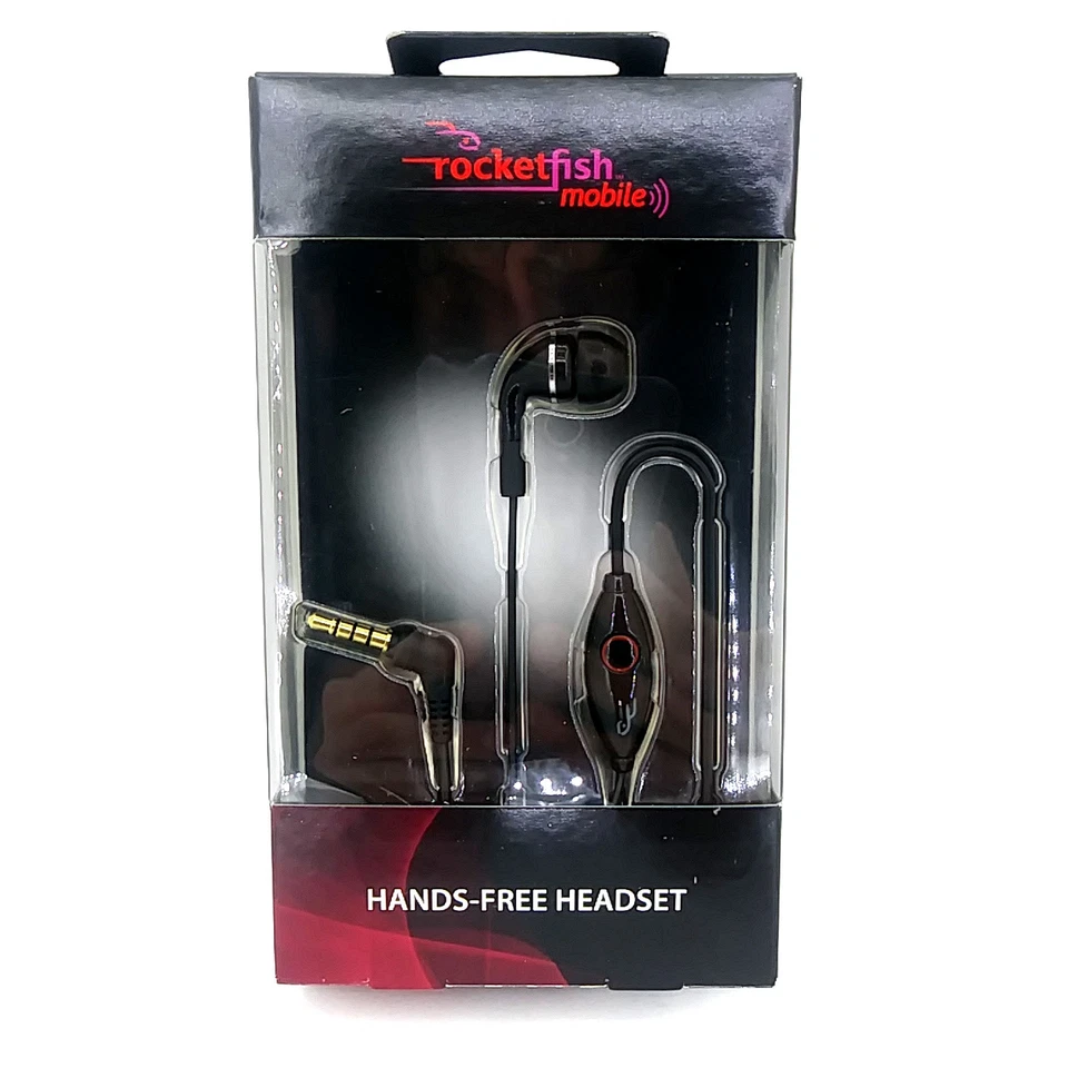 Rocketfish Hands Free Earbuds - Phone One-Side Mobile Wired Mono Single Headset - Image 2 of 4