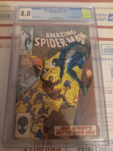 The Amazing Spider-Man #265 - 1st App Silver Sable - Marvel Comics 1985 CGC VF