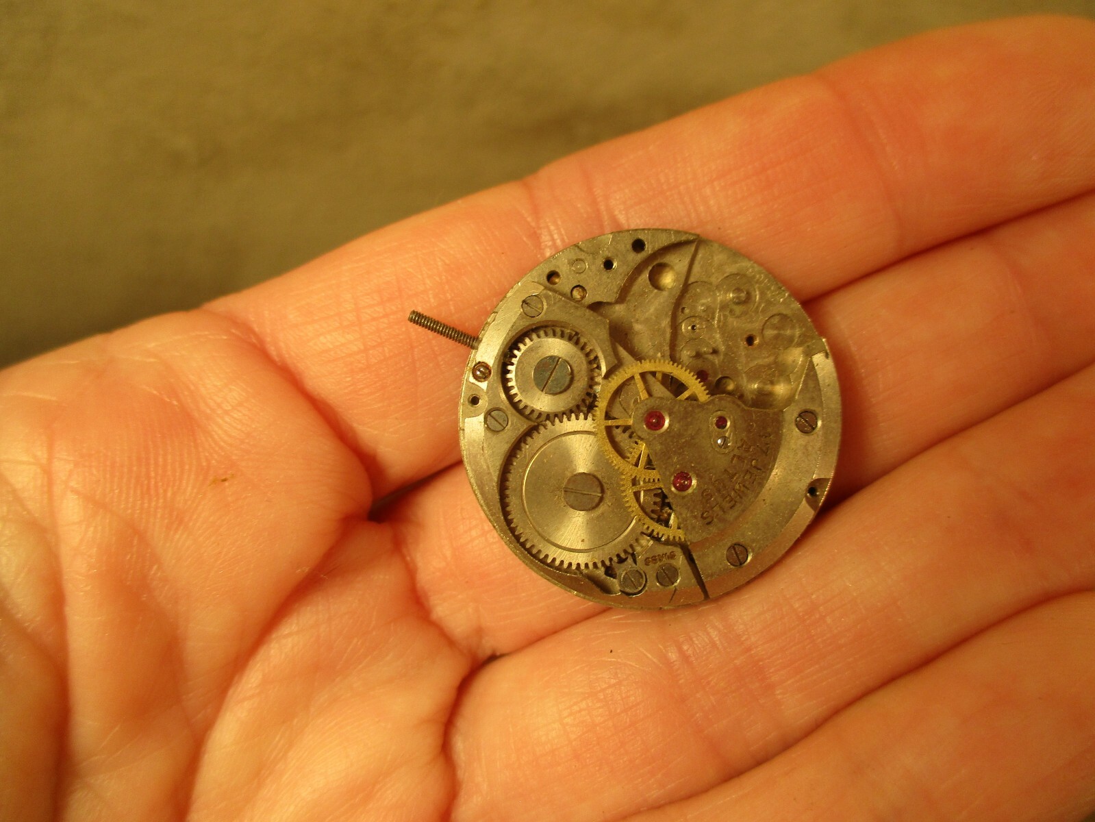 Vintage Altus Aviation Watch Movement. Airplane on Dial! eBay